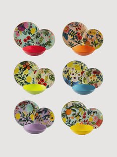 Serviesset Fiori Frida, 6 personen, 18-delig