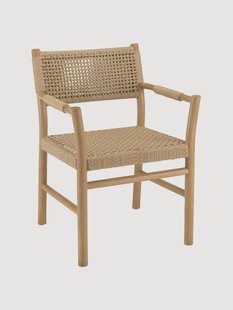 Tuin eetstoelen Valeria van teakhout, 2 stuks