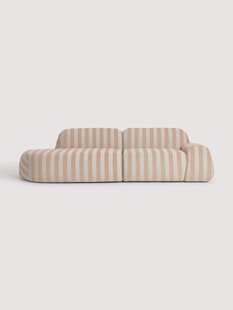 Modulaire teddy chaise longue Wolke (3-zits)