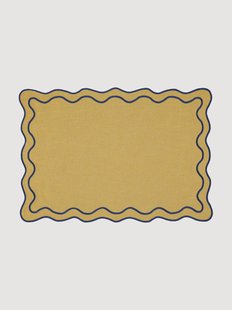 Placemat Beja met geborduurde rand