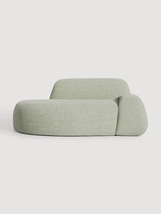 Boucl&eacute; bank Wolke (2-zits) met chaise longue