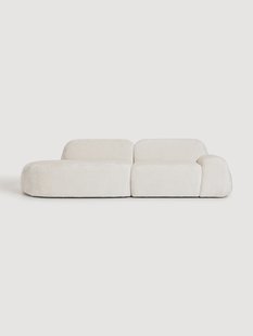 Modulaire teddy boucl&eacute; chaise Wolke (3-zits)