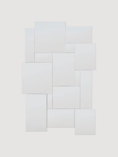 Handgemaakte geometrische wandspiegel Metis