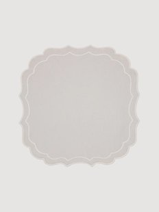 Placemat Greta met geborduurde rand