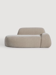 Bank Wolke (2-zits) met chaise longue