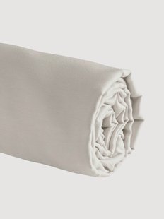 Katoenensatijnen hoeslaken Uni voor boxspring