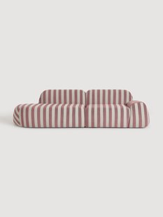 Modulaire teddy chaise longue Wolke (3-zits)