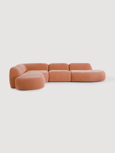 XL modulaire hoekbank Wolke met chaise longue
