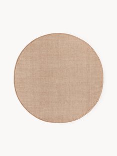 Rond wollen vloerkleed Amaro, handgeweven