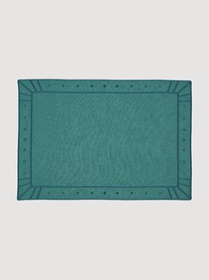 Placemat Belle Nuit met geborduurde rand