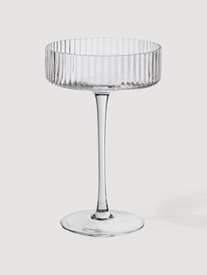 Mondgeblazen champagneglazen Aleo, 4-delig