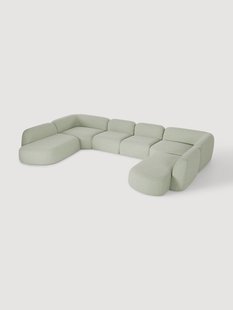 Modulaire boucl&eacute; XL bank Wolke