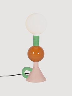 Handgemaakte LED-tafellamp Flaming Stars - Lady Madonna