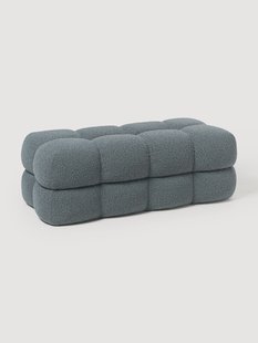 Gestoffeerde boucl&eacute; bank Ellie