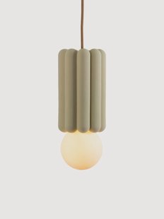 Kleine dimbare hanglamp STUCCO No. 3, handgemaakt