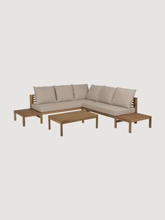 Tuin loungeset Vick van acaciahout, 4-delig