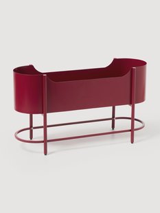 Metalen plantenbak Taru, H 45 cm
