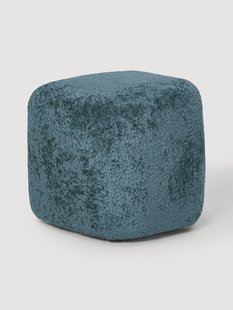 Hoge teddy boucl&eacute; poef Wolke