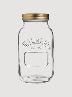 Inmaakpotten Kilner met schroefdeksel, 4-delig