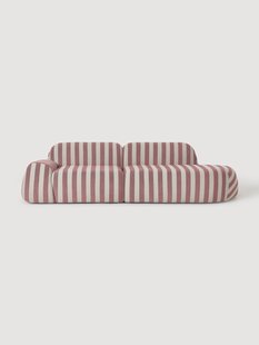Modulaire teddy chaise longue Wolke (3-zits)