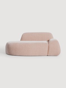 Bank Wolke (2-zits) met chaise longue
