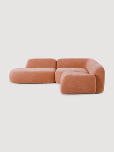 Modulaire hoekbank Wolke (4-zits) met chaise longue