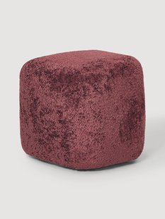 Hoge teddy boucl&eacute; ottoman Wolke