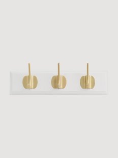 Handgemaakt houten wandrek Edgy