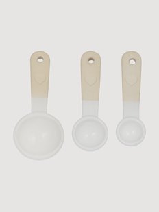 Maatlepels Rustic Charme van keramiek, 3-delig