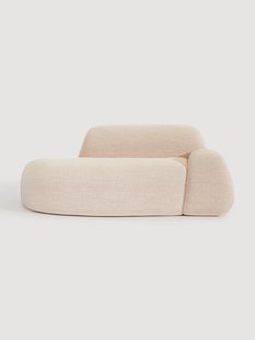 Boucl&eacute; bank Wolke (2-zits) met chaise longue