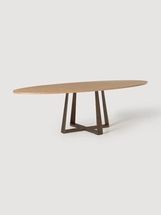 Ovale eettafel Amella, in verschillende formaten