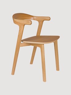 Houten armstoelen Northwood, 2-delig