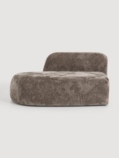 Teddy boucl&eacute; chaise-module Wolke