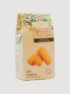 Biologische vanille-boterkoekjes