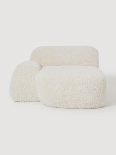 Teddy chaise hoekmodule Wolke