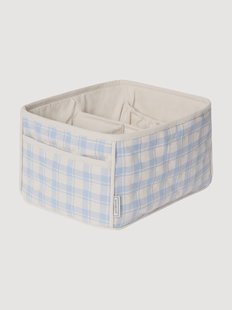 Kinderkatoenen opbergmand Sky Blue