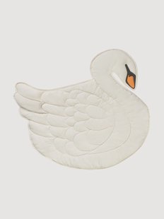 Handgemaakte kindervloerkleed Swan Lake