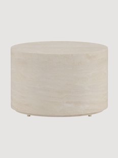 Ronde tuintafel Lissabon met travertijn effect