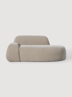 Bank Wolke (2-zits) met chaise longue