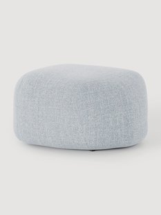 Ovale boucl&eacute; poef Wolke
