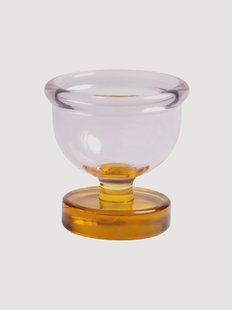 Handgemaakte eierdopjes Cantine van borosilicaatglas, 2-delig