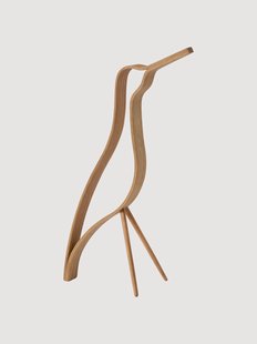 Handgemaakt decoratief object Woody Bird