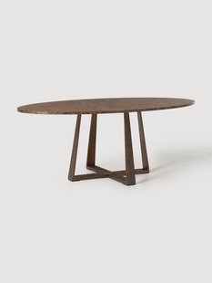 Ovale eettafel Amella, in verschillende formaten