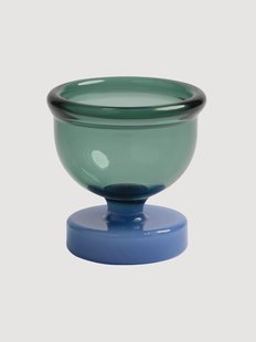Handgemaakte eierdopjes Cantine van borosilicaatglas, 2-delig