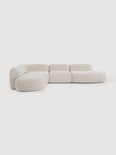 XL modulaire hoekbank Wolke met chaise longue