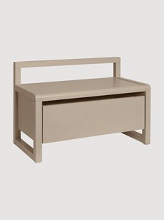 Houten kinderbankje Little Architect met opbergruimte