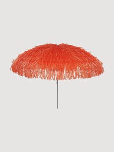 In hoogte verstelbare strandparasol Hawaii met franjes, &Oslash; 200 cm
