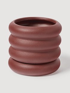 Bloempot Rudi met schotel, H 12 cm