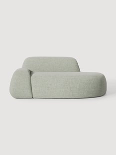 Boucl&eacute; bank Wolke (2-zits) met chaise longue