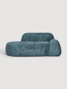 Teddy boucl&eacute; bank Wolke (2-zits) met chaise longue